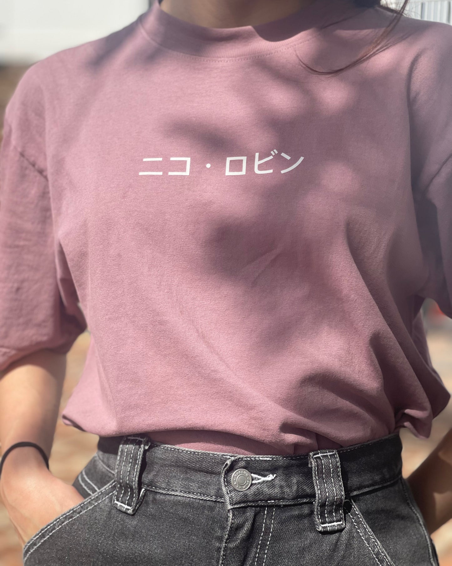 Quiet Bloom Mauve Heavyweight T-shirt