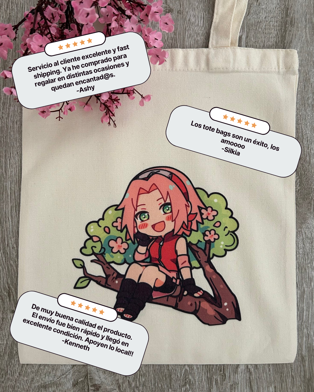 Little Sakura Tote Bag