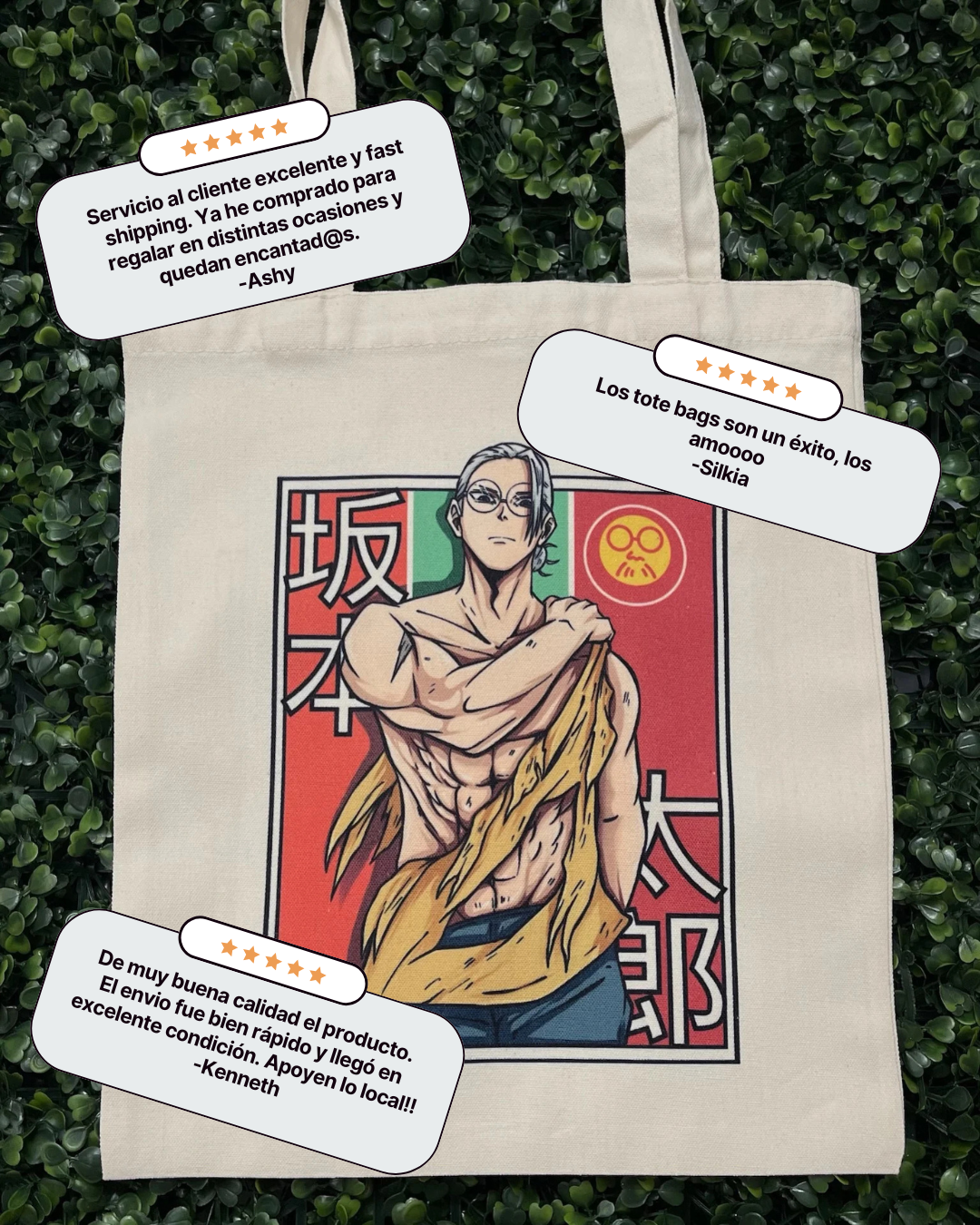 Sakamuscles Tote Bag