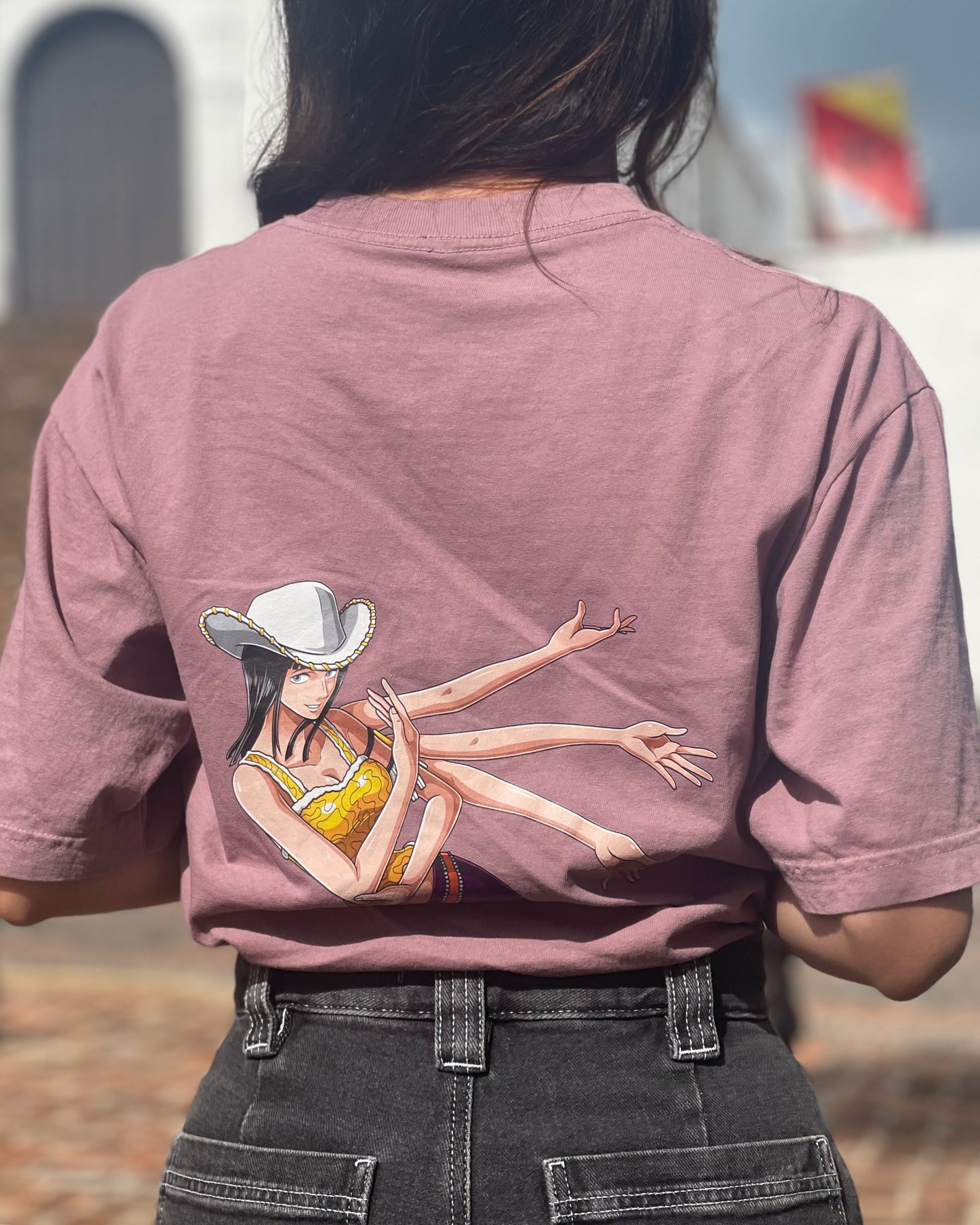 Quiet Bloom Mauve Heavyweight T-shirt