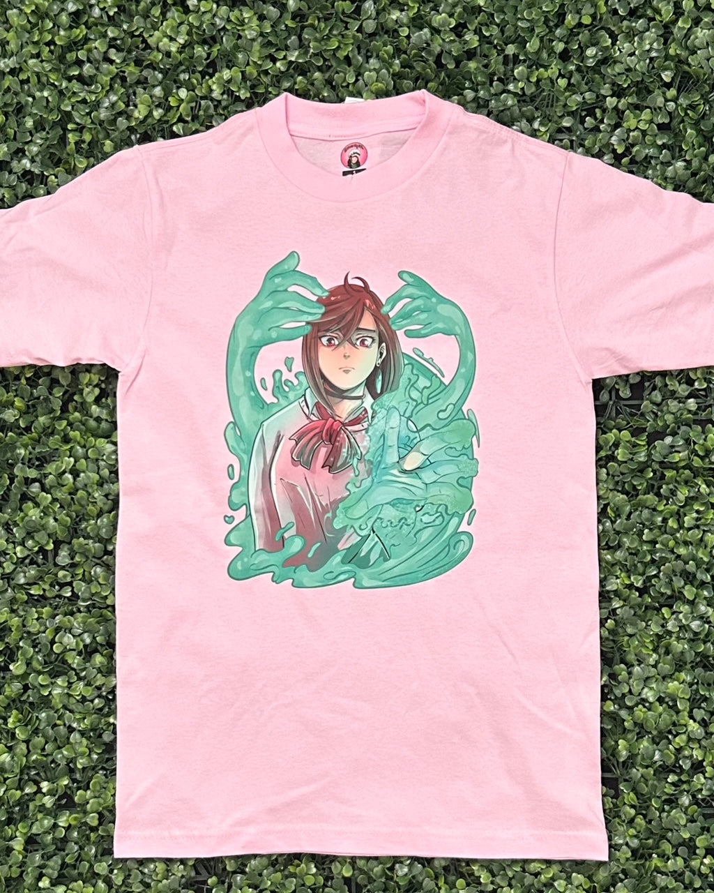 Dandadan: Momo Ayase Baby Pink T-shirt (Sekaiju Con Winter Edition 2025 Exclusive)