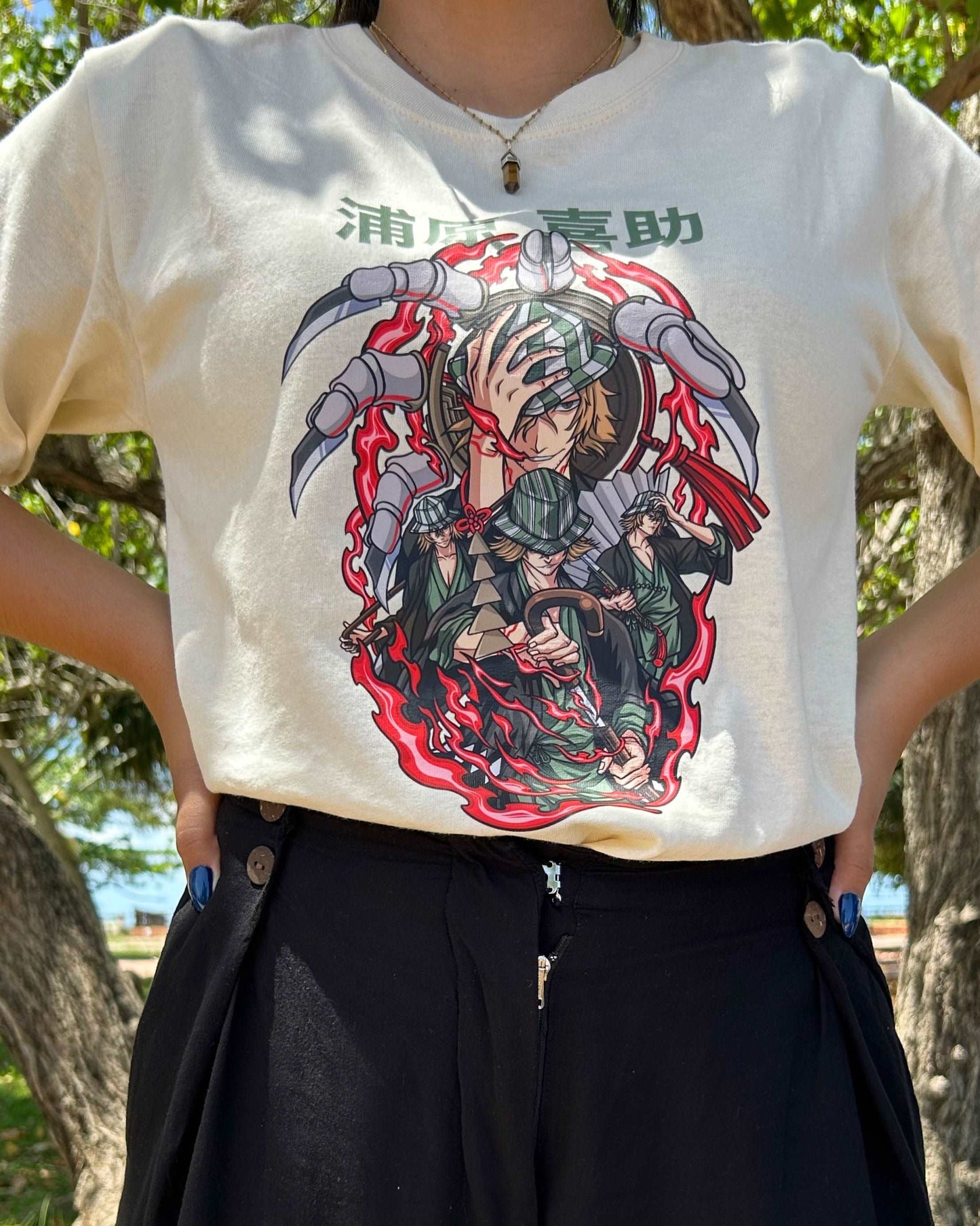 Bleach: Kisuke Urahara T-shirt (Collab Exclusive)