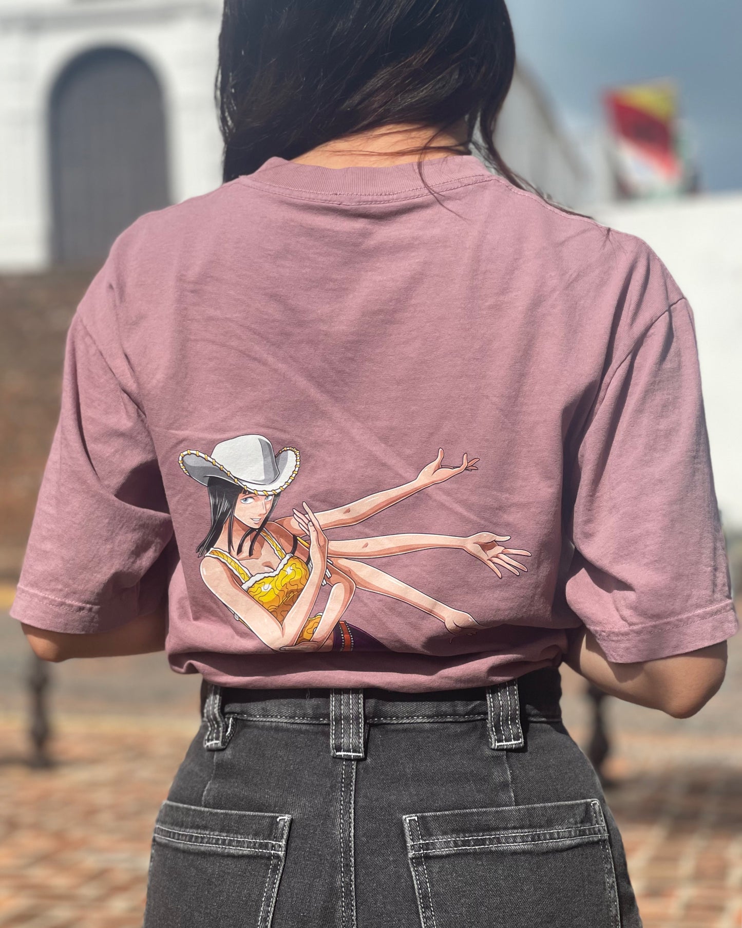 Quiet Bloom Mauve Heavyweight T-shirt
