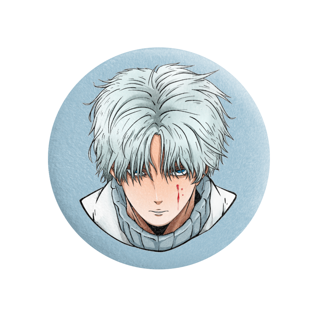 Silent Threat Fluffy Pin