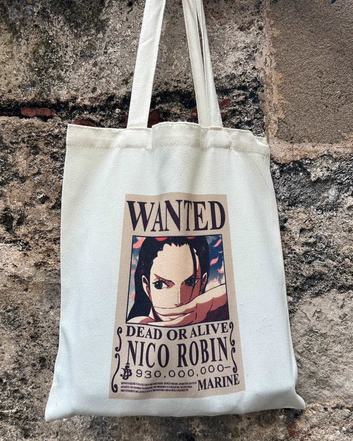 One Piece Wanted Nico Robin Tote Bag