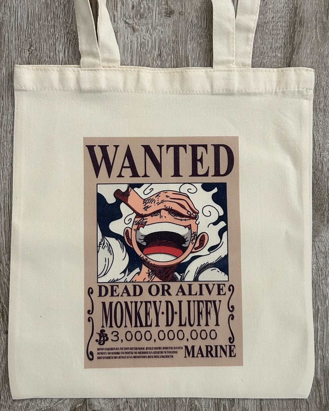 One Piece Wanted Monkey D. Luffy Tote Bag