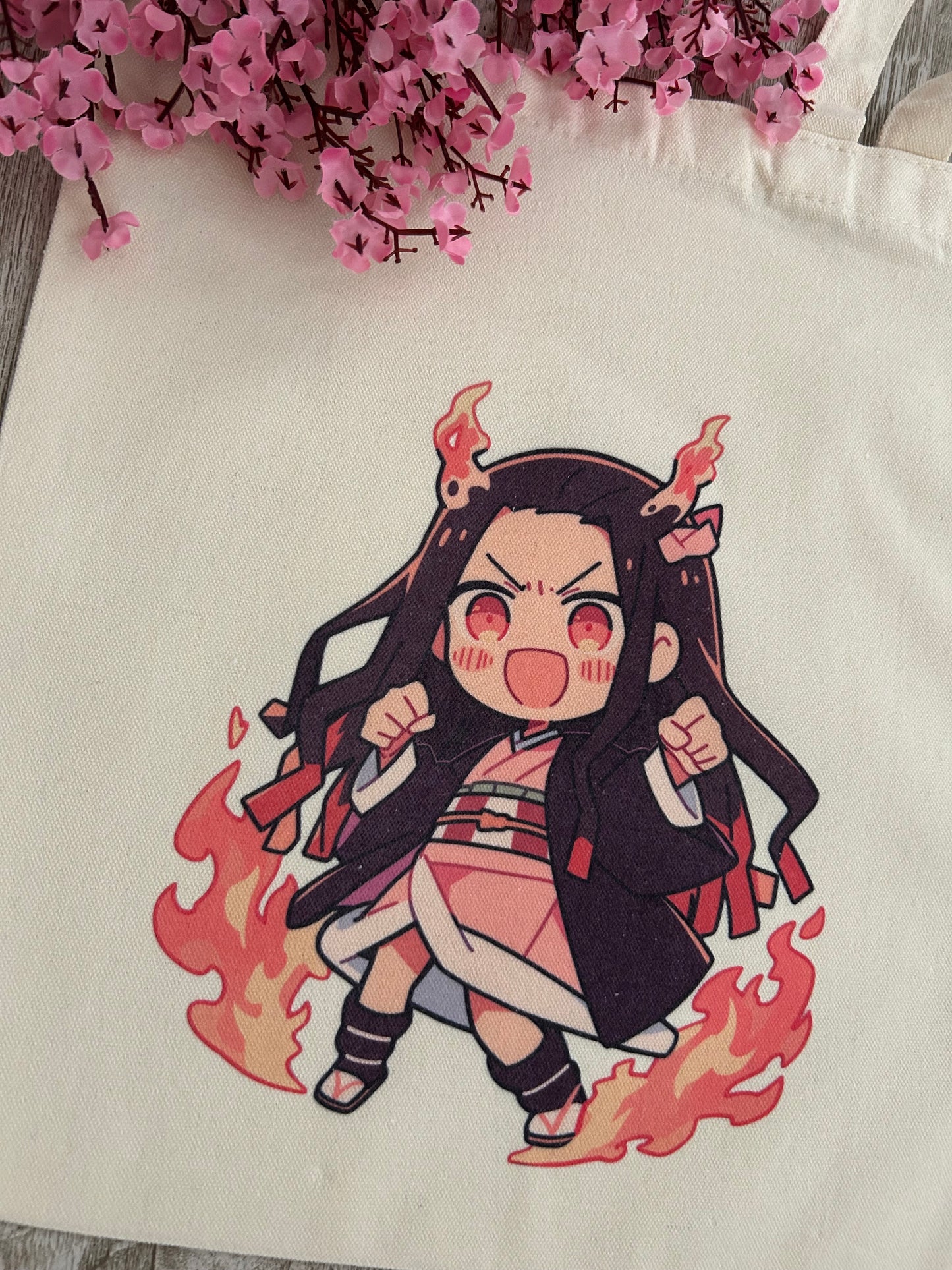 Pink Fury Tote Bag