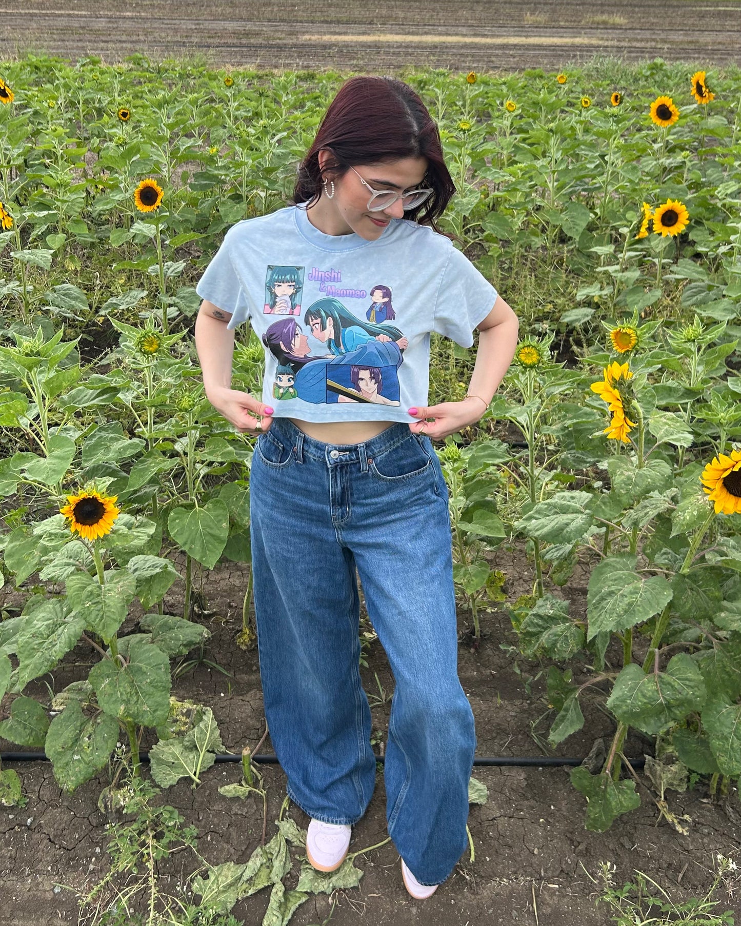 Veiled Desire Crop Tee