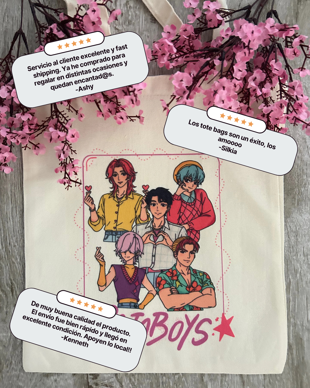 Soda Pop Tote Bag - Anime Version