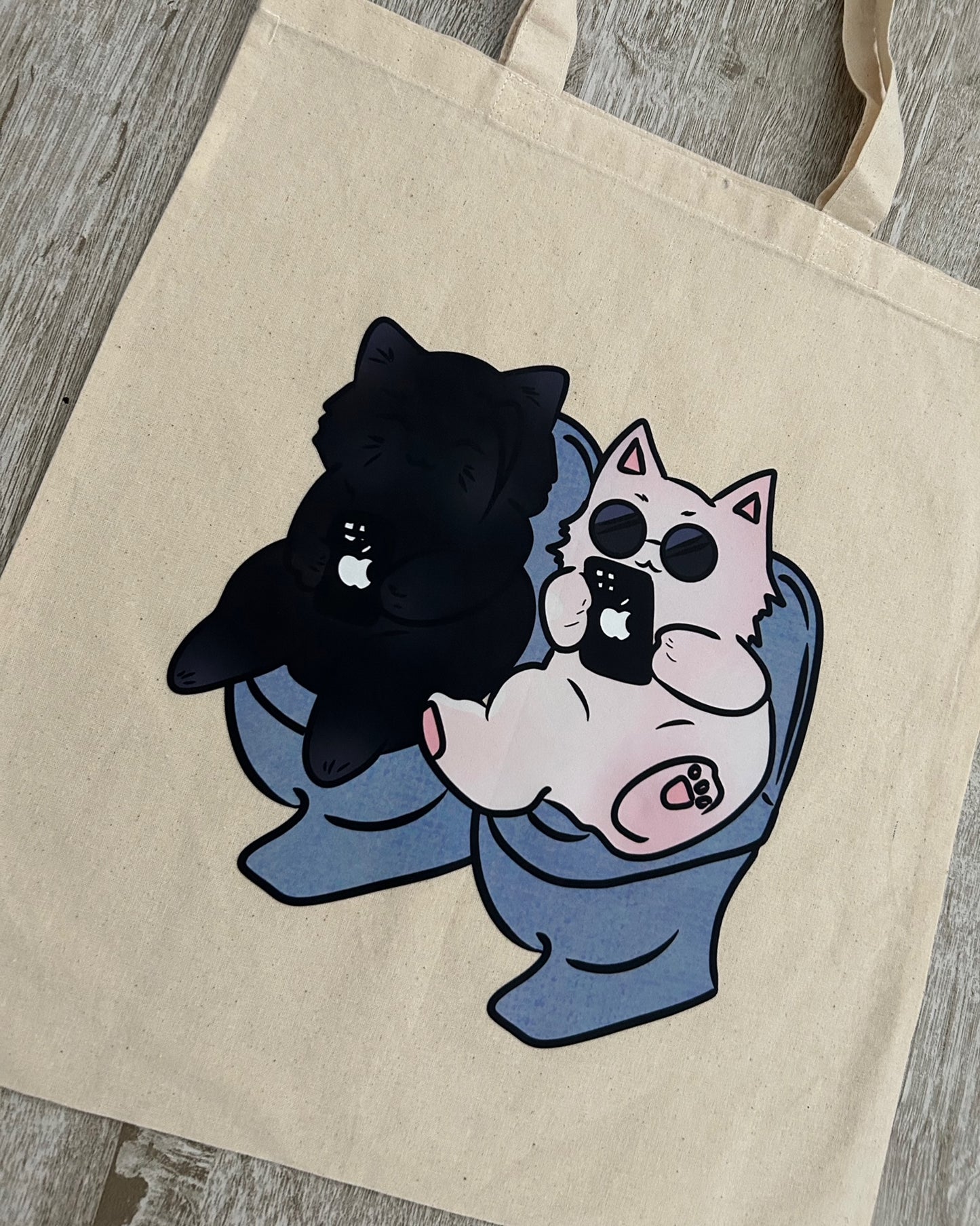 Jujutsu Kaisen: SatoSugu Cats Tote Bag