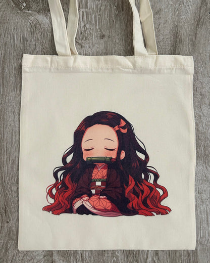 Demon Slayer: Nezuko Tote Bag - Cute Version