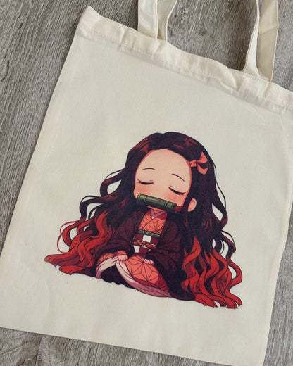 Demon Slayer: Nezuko Tote Bag - Cute Version