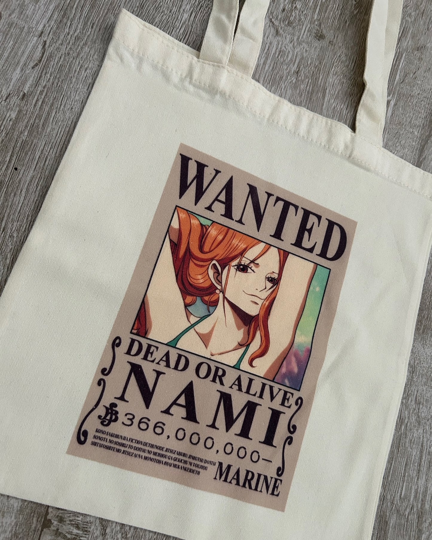 One Piece Wanted Nami Tote Bag