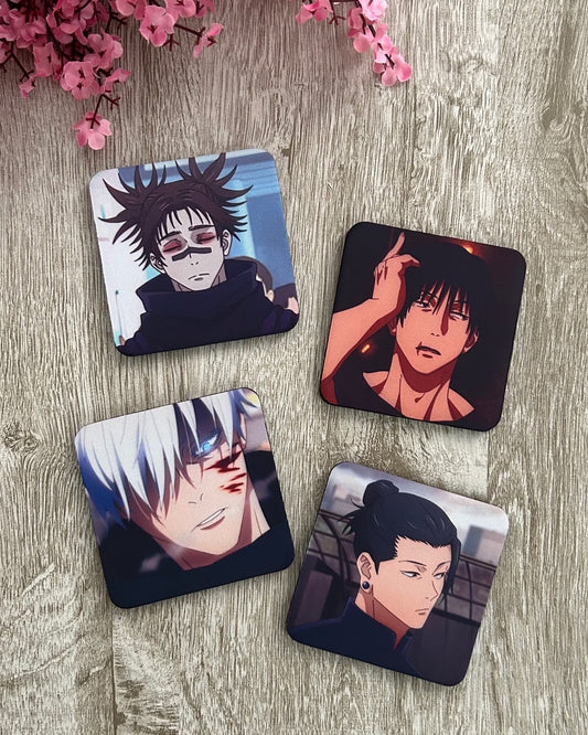 Jujutsu Kaisen Husbandos 4 Set Coasters