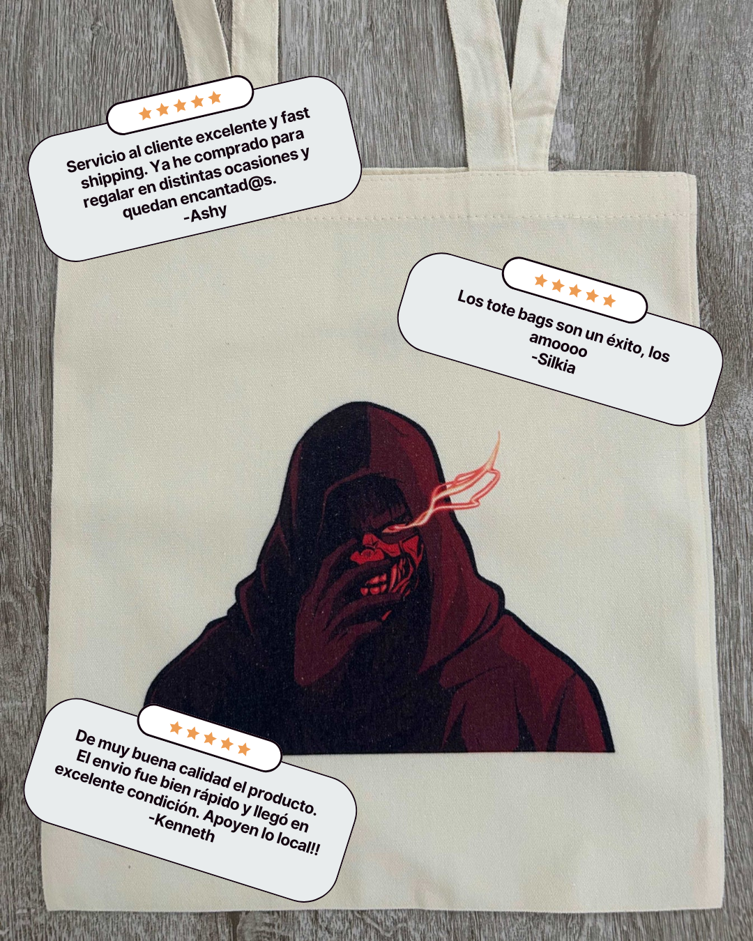 Veil of Shadows Tote Bag
