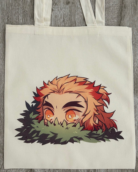 Demon Slayer: Rengoku Tote Bag - Cute Version