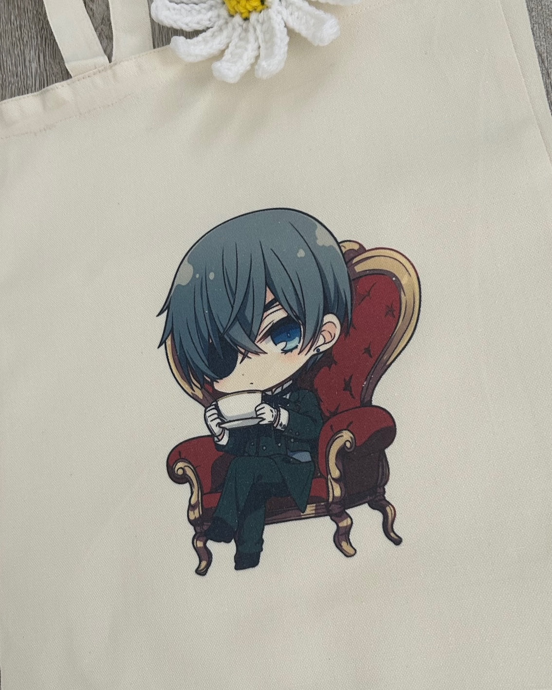 Ciel Phantomhive Tote Bag - Cute Version