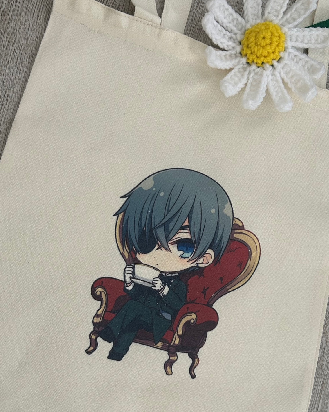 Ciel Phantomhive Tote Bag - Cute Version