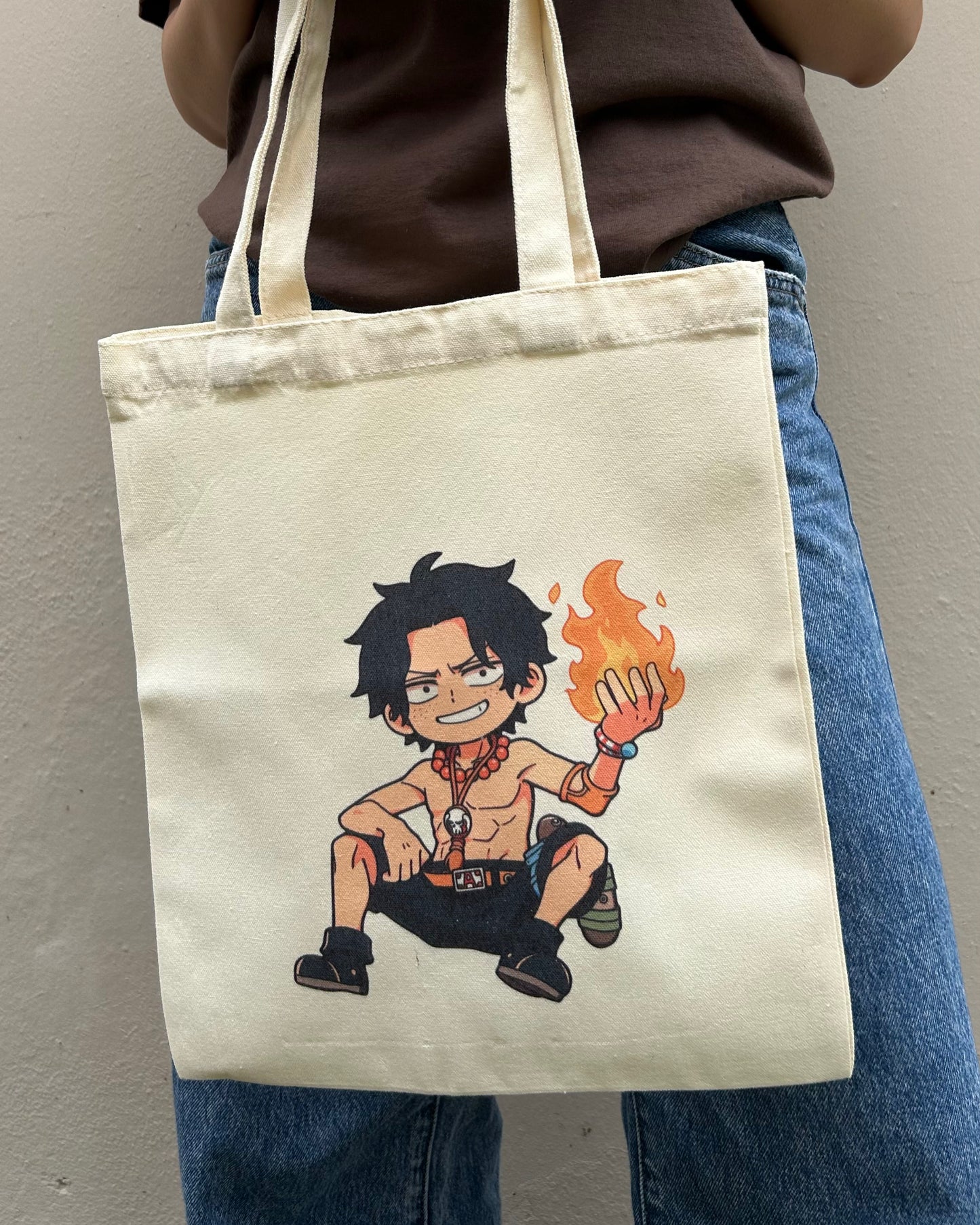 Chibi Fire Tote Bag