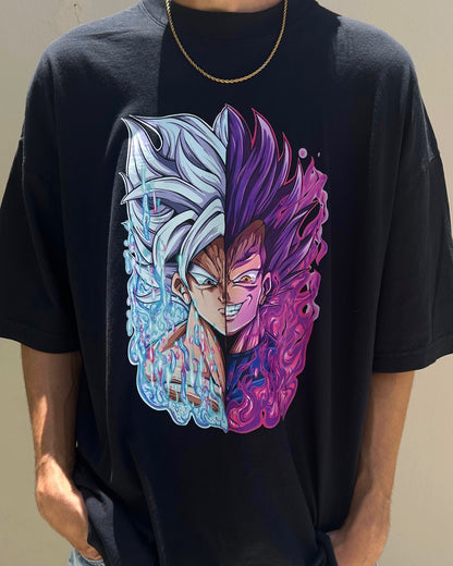 Dragon Ball: Goku & Vegeta Heavyweight T-shirt (SSAF 2024 Exclusive)