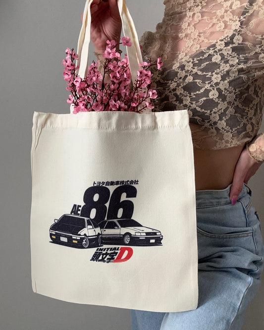 Anime Retro: Initial D Tote Bag