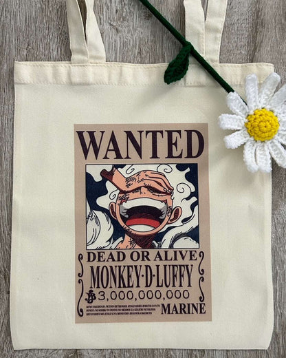 One Piece Wanted Monkey D. Luffy Tote Bag