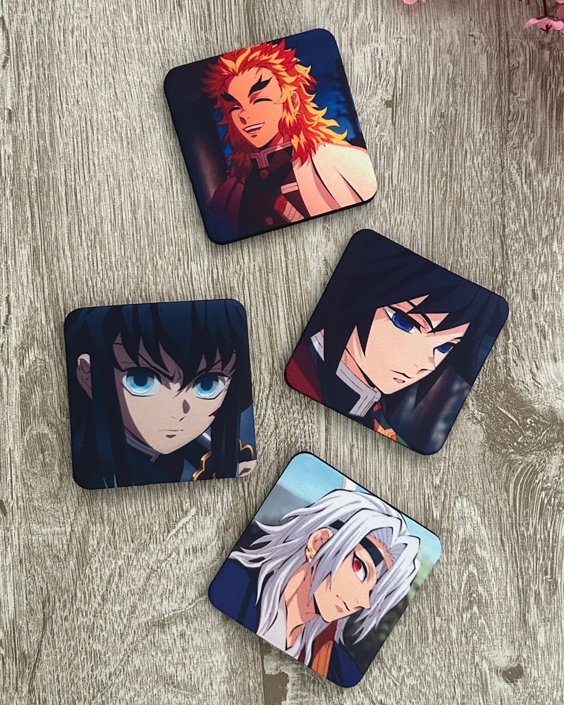 Demon Slayer: Pillars 4 Set Coasters