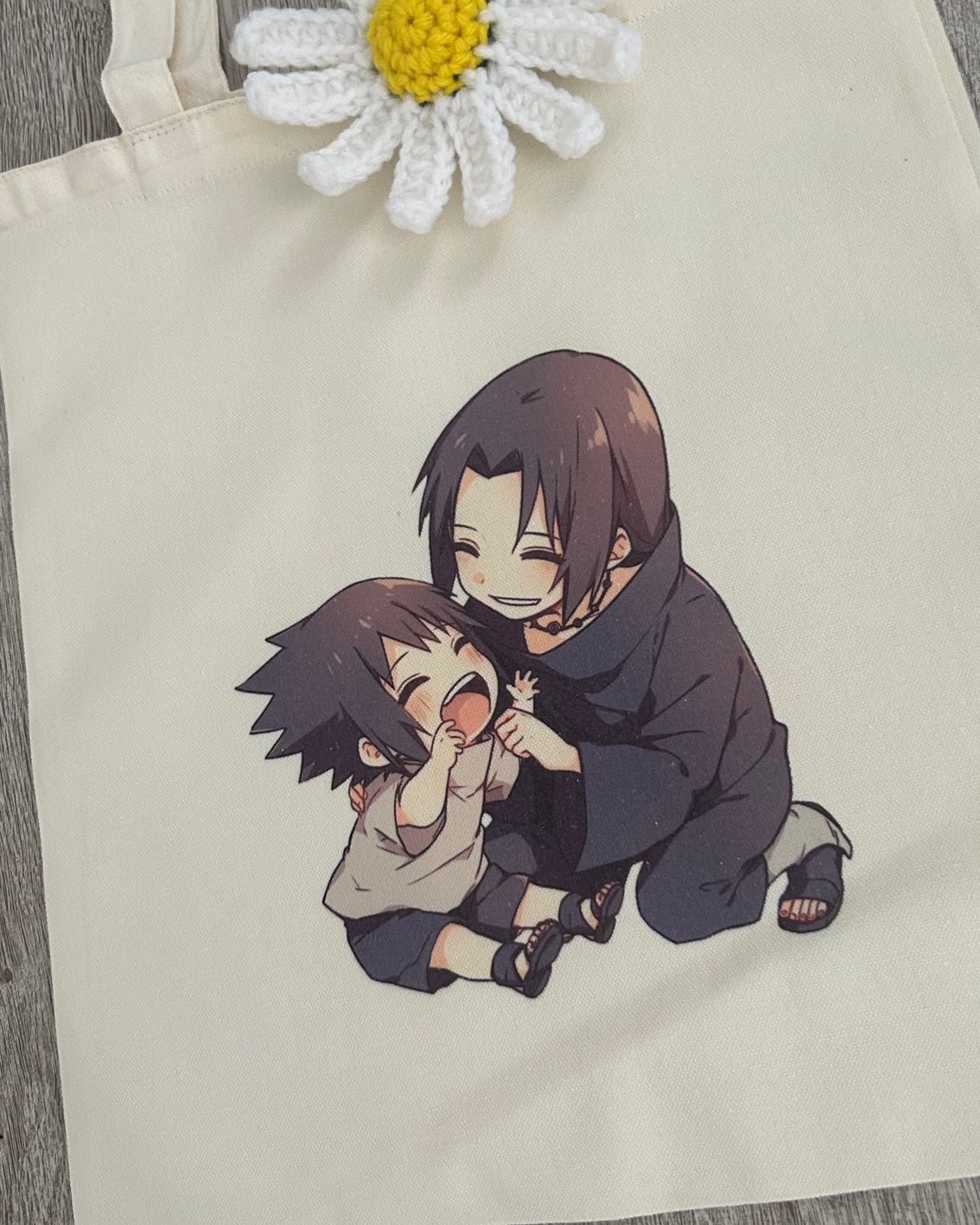 Uchiha Brothers Tote Bag - Cute Version