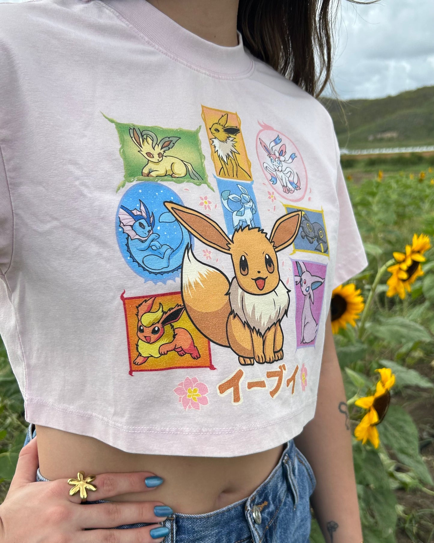 Ninefold Bloom Crop Tee