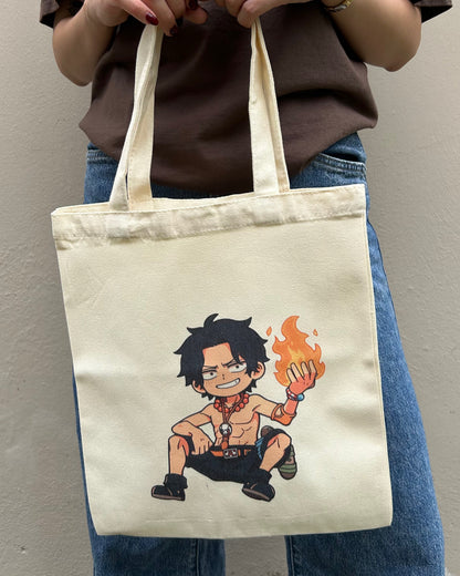 Chibi Fire Tote Bag