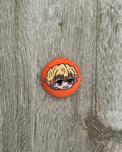 Demon Slayer: Zenitsu Fluffy Pin