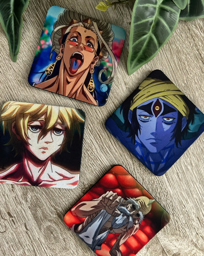 Record of Ragnarok 4 Set Coasters