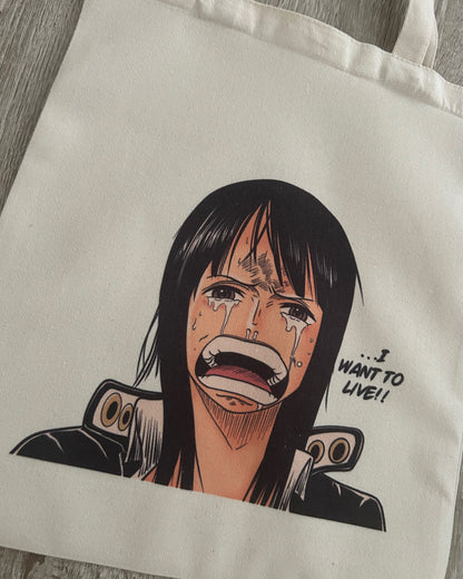 I Want To Live Tote Bag