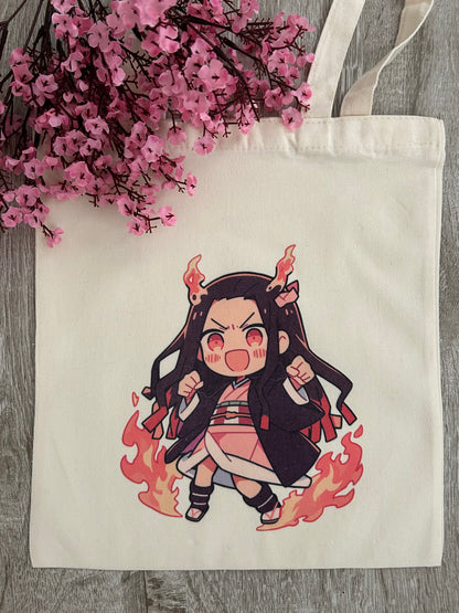 Pink Fury Tote Bag