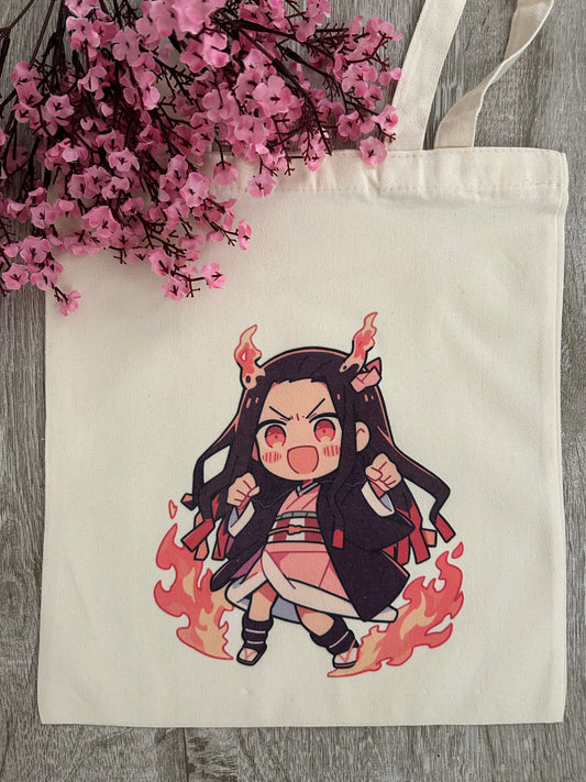 Pink Fury Tote Bag