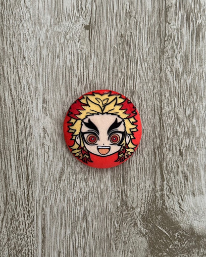 Demon Slayer: Rengoku Fluffy Pin