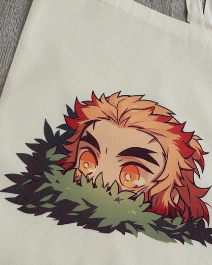 Demon Slayer: Rengoku Tote Bag - Cute Version