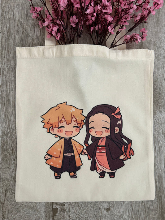 Tiny Duo Love Tote Bag