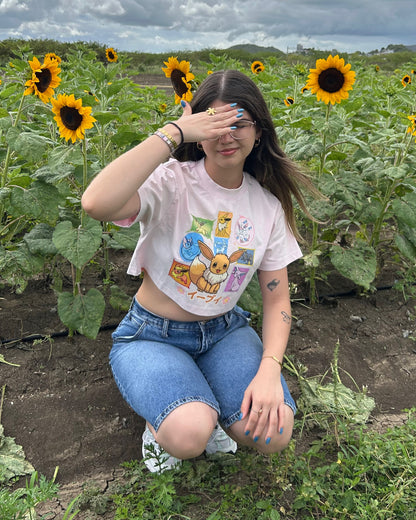 Ninefold Bloom Crop Tee