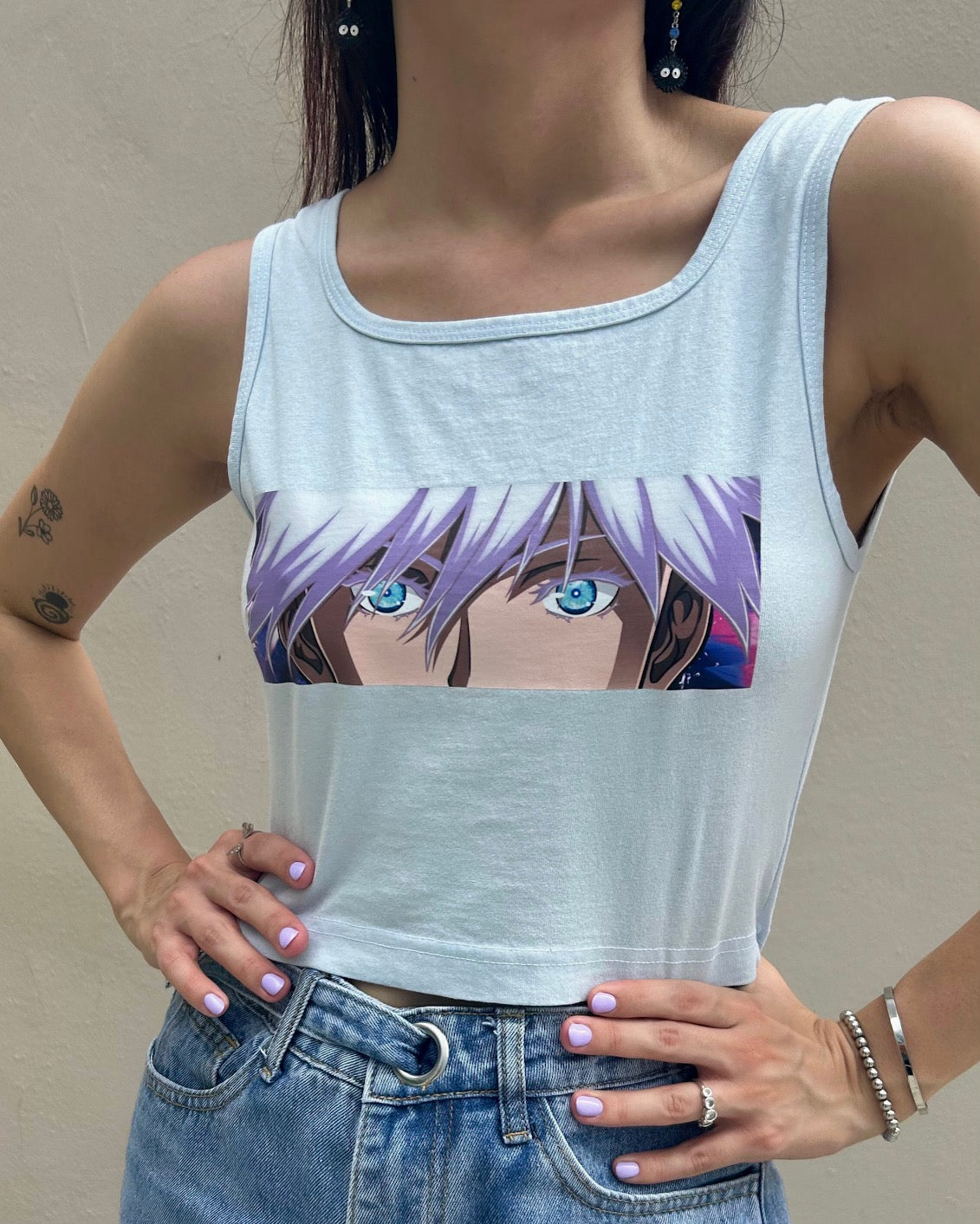 Jujutsu Kaisen: Satoru Gojo Heavyweight Crop Tank Top (SSAF 2024 Exclusive)