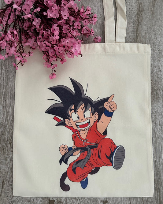 Anime Retro: Son Goku Tote Bag