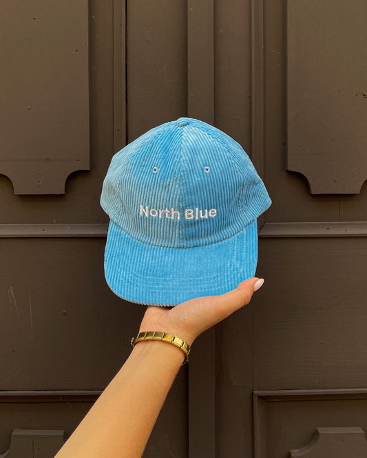 North Blue Corduroy Hat
