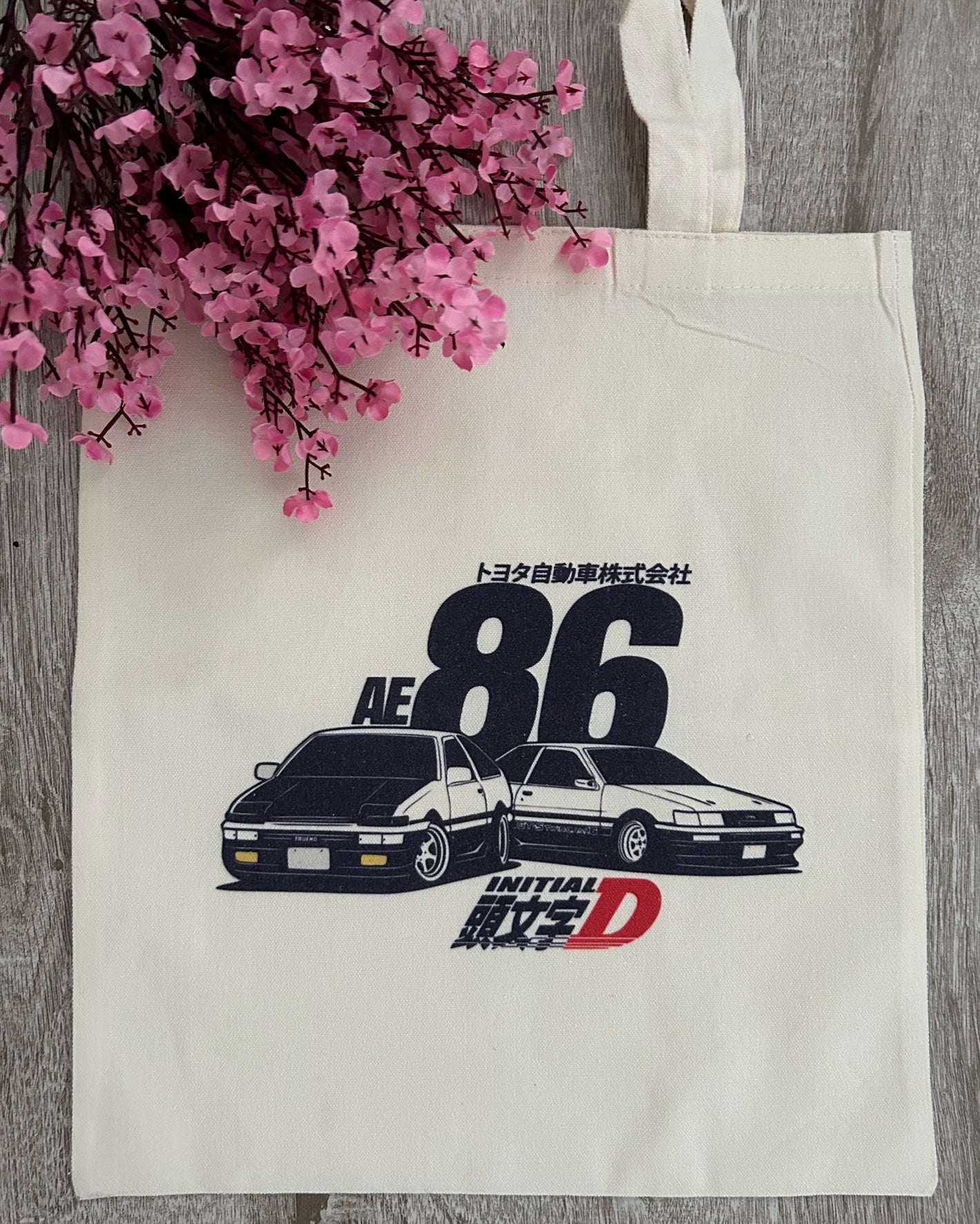 Anime Retro: Initial D Tote Bag