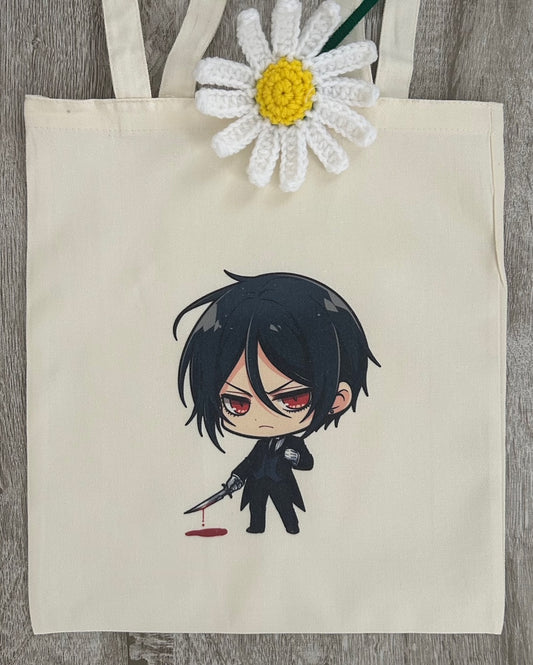 Sebastian Michaelis Tote Bag - Cute Version