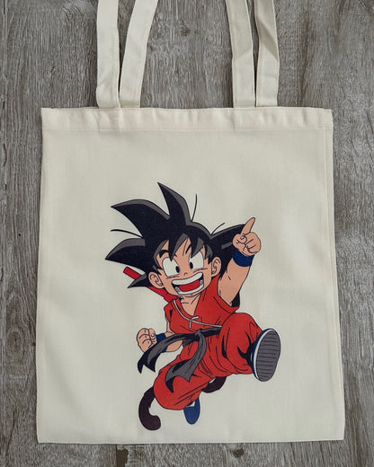 Anime Retro: Son Goku Tote Bag