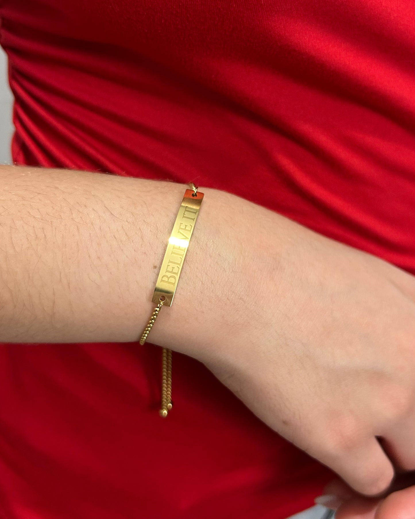 Believe It - Stainless Steel Bracelet