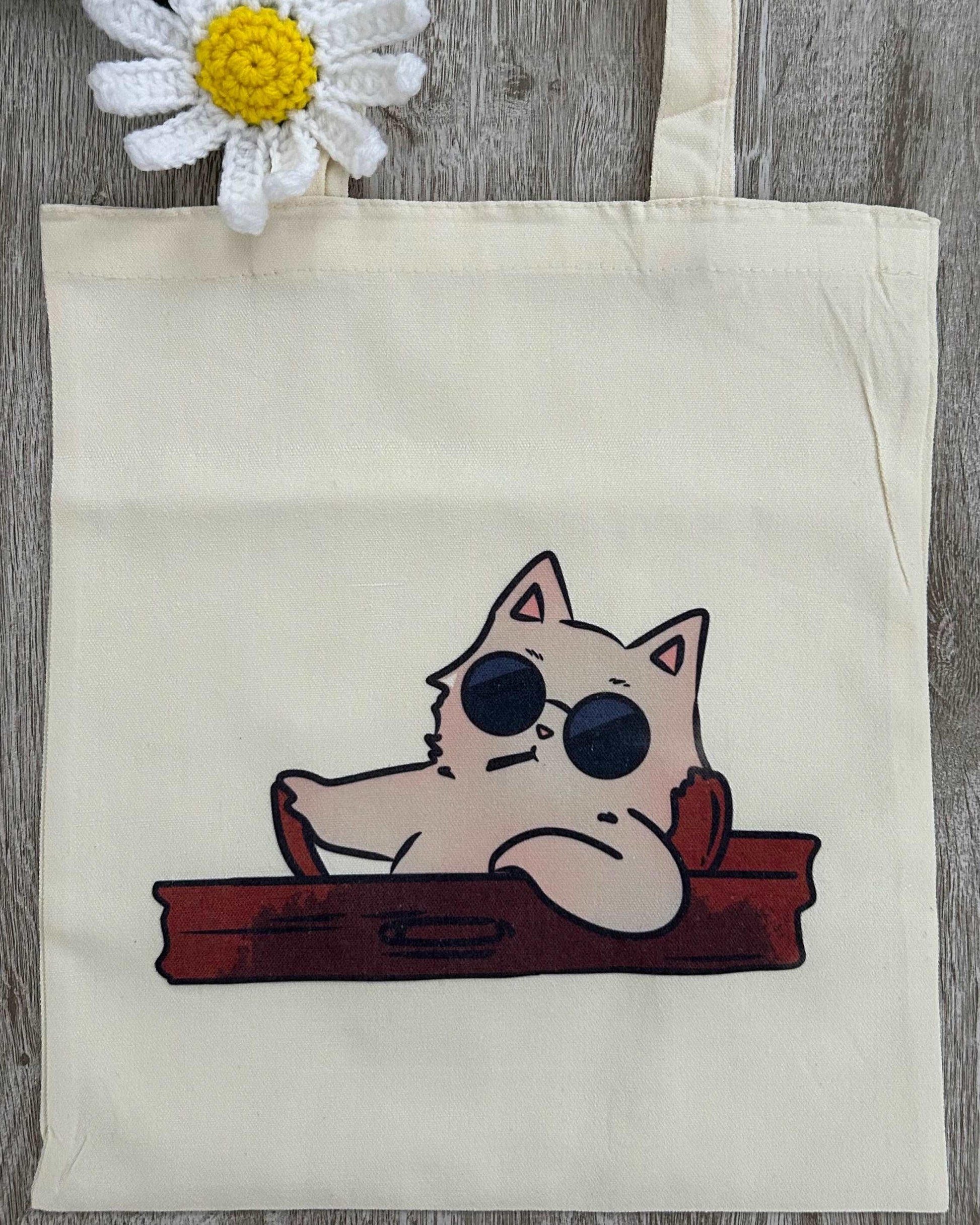 Gojo Cat Tote Bag - Car Version