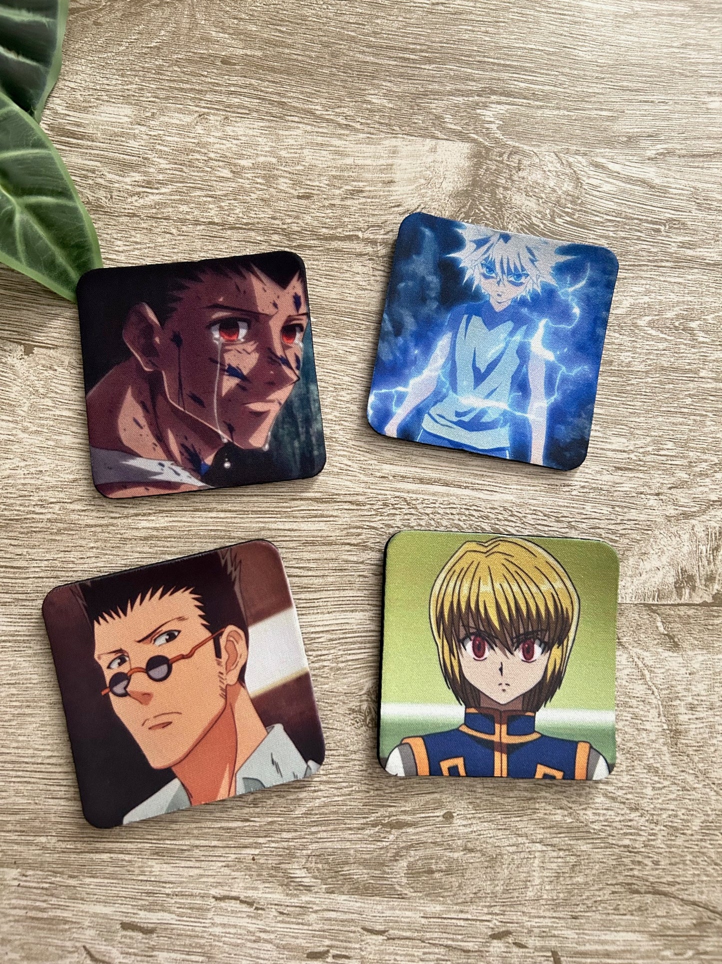 Hunter x Hunter 4 Set Coasters