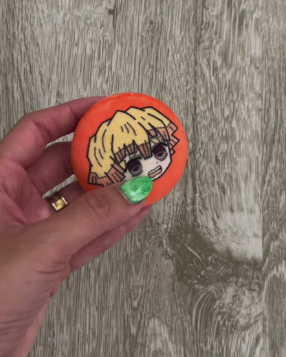 Demon Slayer: Zenitsu Fluffy Pin